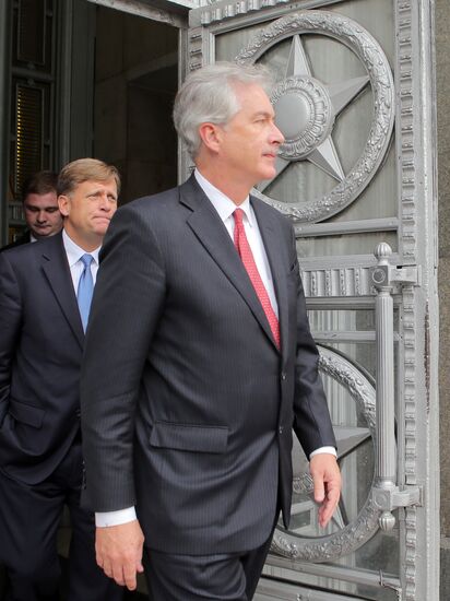 William Burns and Michael McFaul visit Russian Foreign Ministry