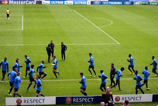 Football. FC Porto during training ahead of match against FC Zenit