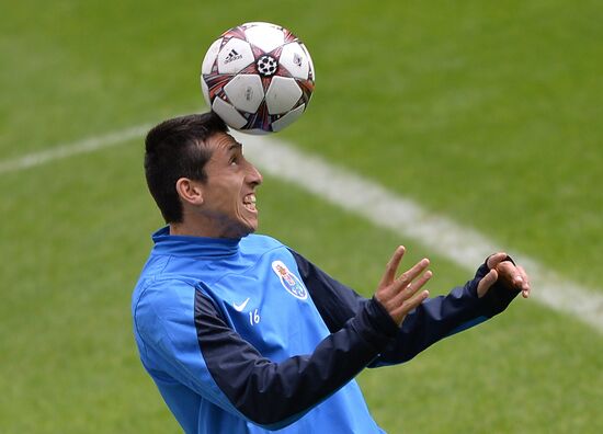 Football. FC Porto during training ahead of match against FC Zenit