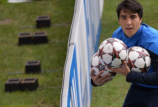 Football. FC Porto during training ahead of match against FC Zenit