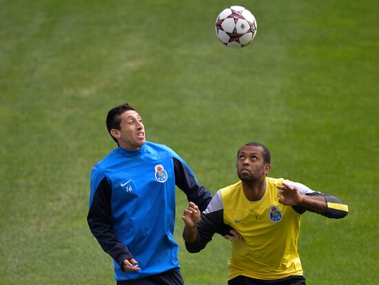 Football. FC Porto during training ahead of match against FC Zenit