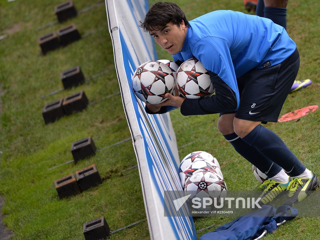 Football. FC Porto during training ahead of match against FC Zenit