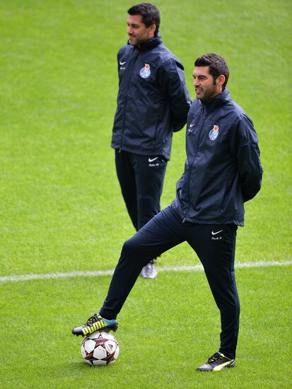 Football. FC Porto during training ahead of match against FC Zenit