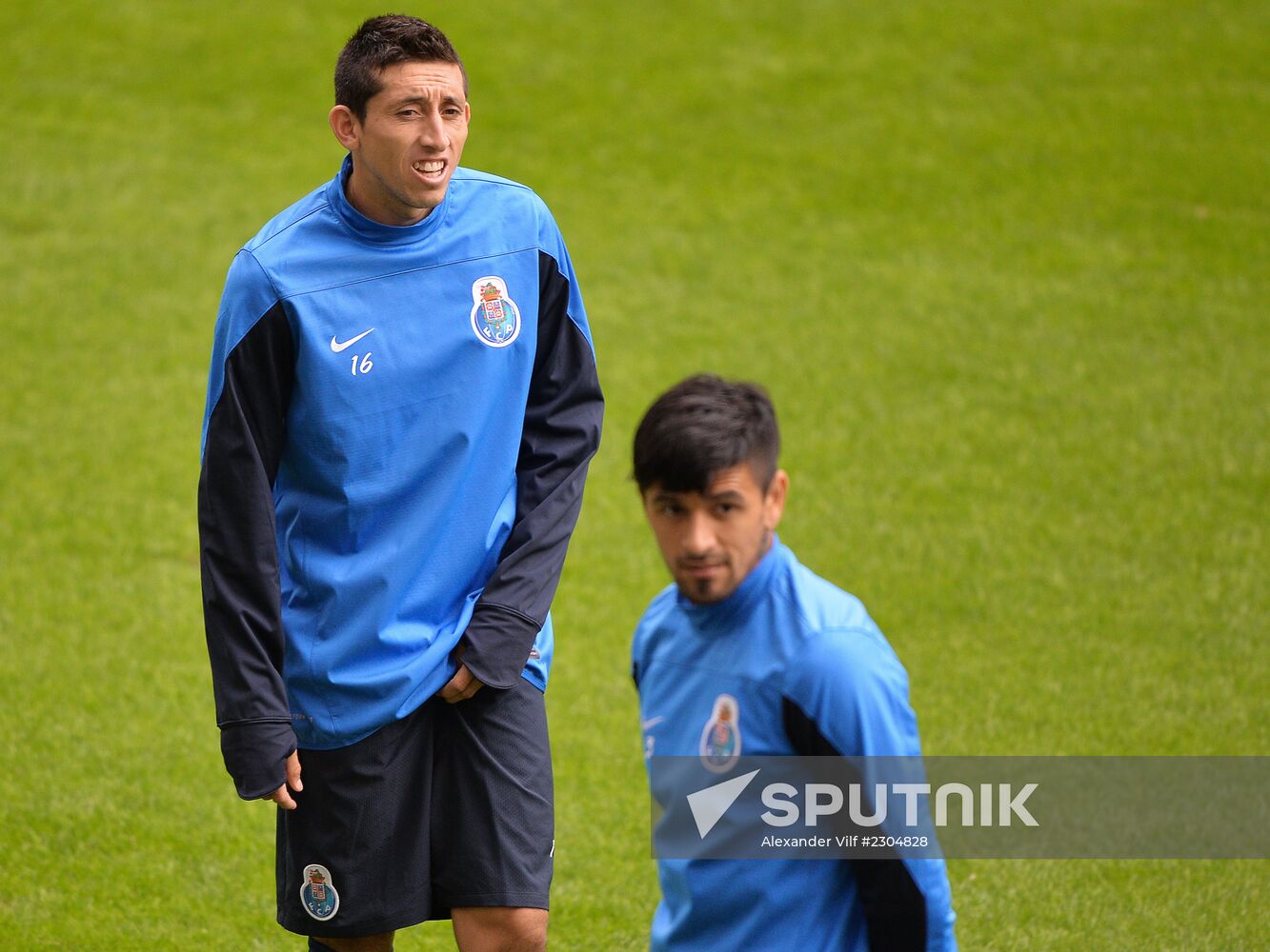 Football. FC Porto during training ahead of match against FC Zenit