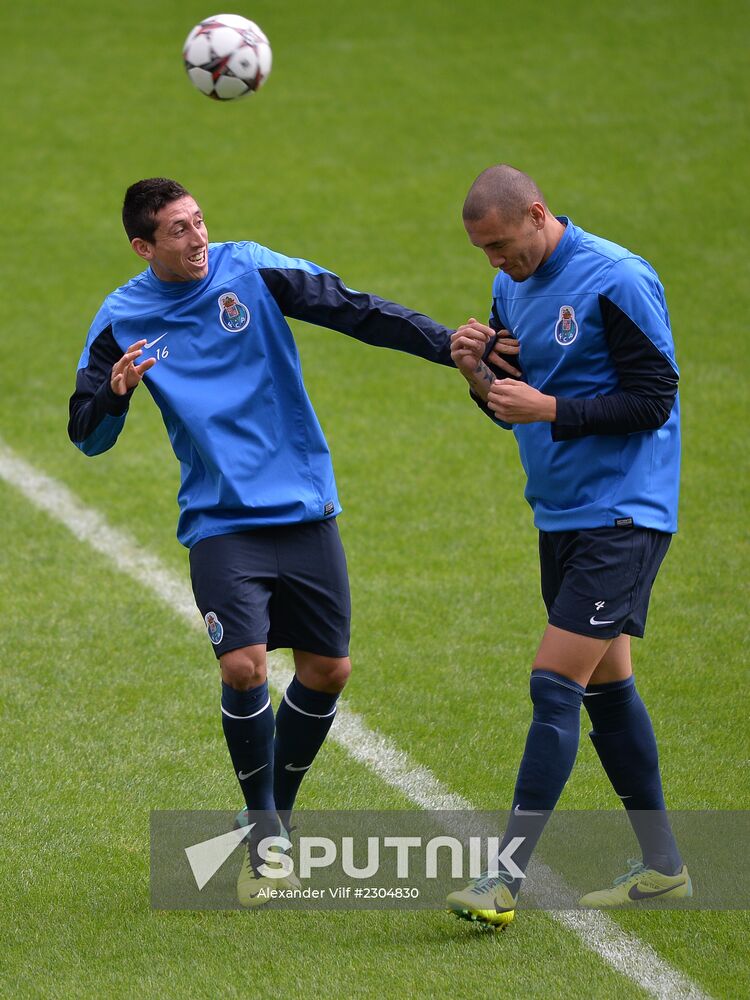 Football. FC Porto during training ahead of match against FC Zenit