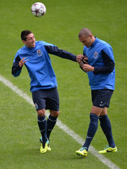 Football. FC Porto during training ahead of match against FC Zenit