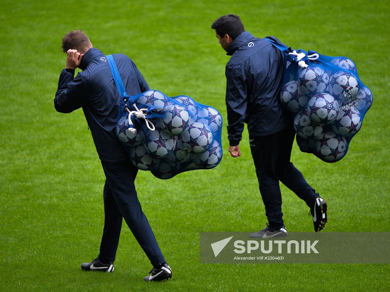 Football. FC Porto during training ahead of match against FC Zenit