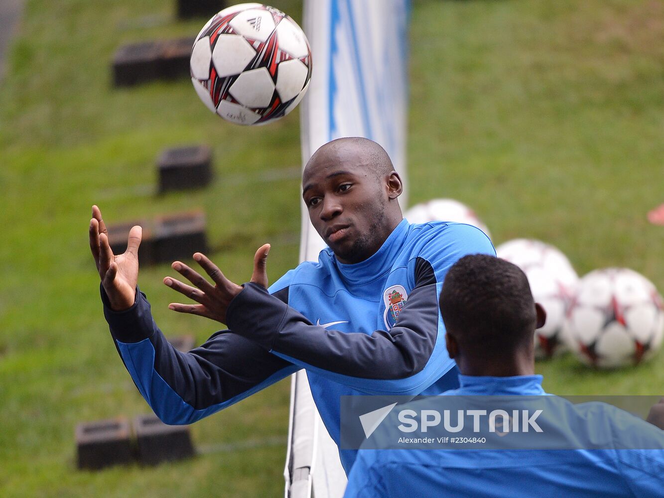 Football. FC Porto during training ahead of match against FC Zenit