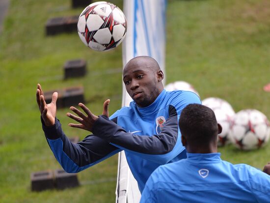 Football. FC Porto during training ahead of match against FC Zenit