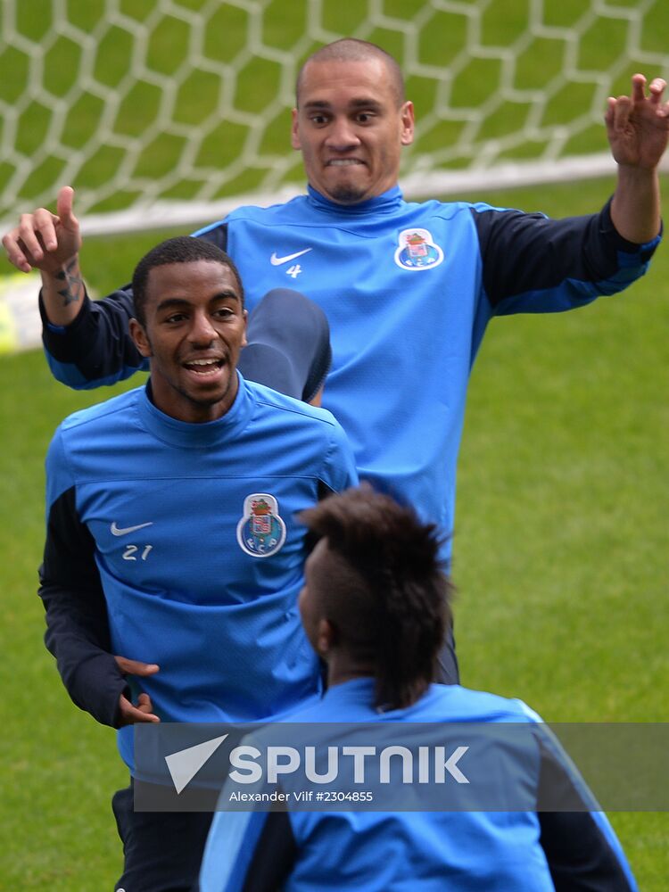 Football. FC Porto during training ahead of match against FC Zenit