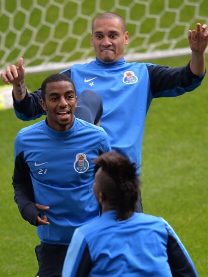 Football. FC Porto during training ahead of match against FC Zenit