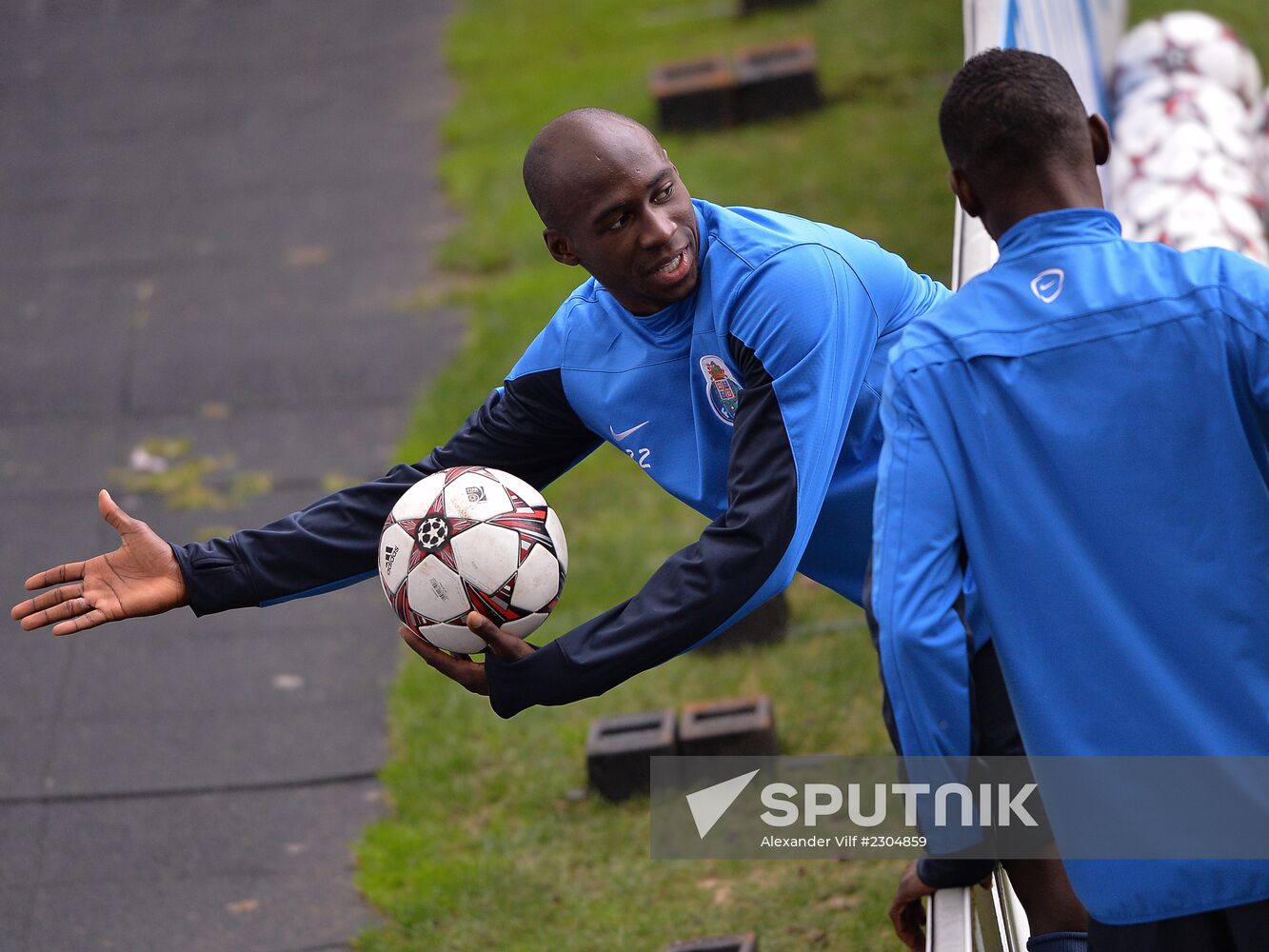 Football. FC Porto during training ahead of match against FC Zenit