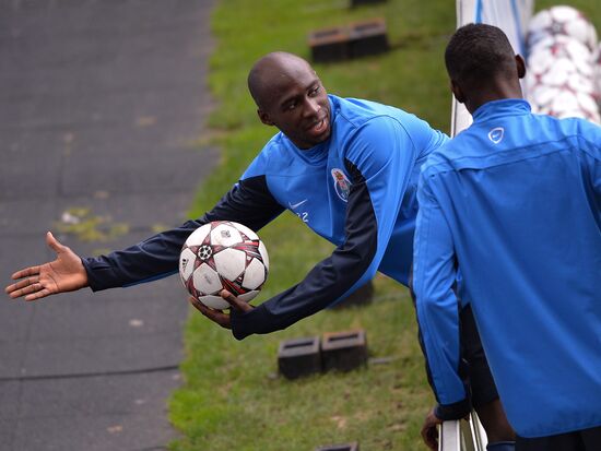 Football. FC Porto during training ahead of match against FC Zenit