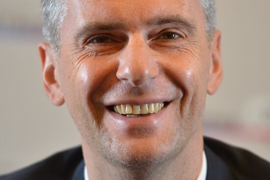 News conference by Mikhail Prokhorov