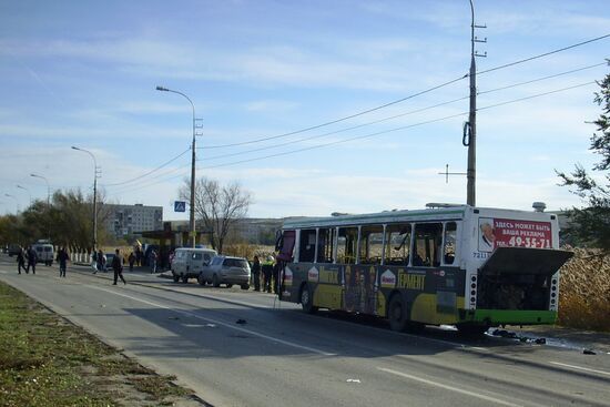 Passenger bus explosion in Volgograd