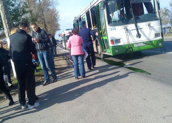 Passenger bus explosion in Volgograd