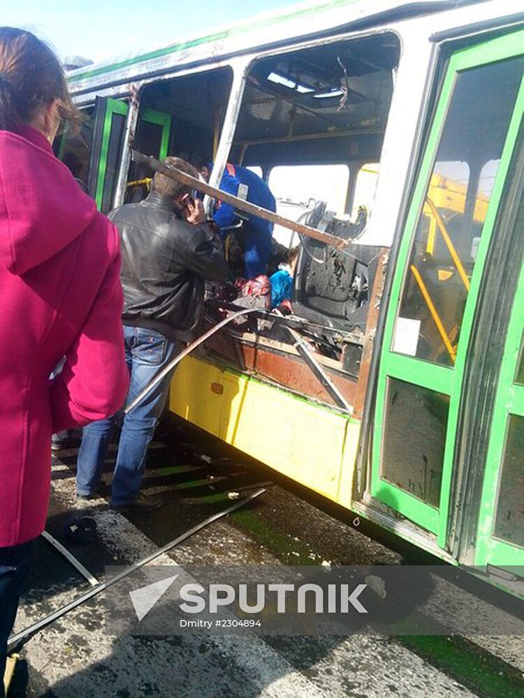 Passenger bus explosion in Volgograd