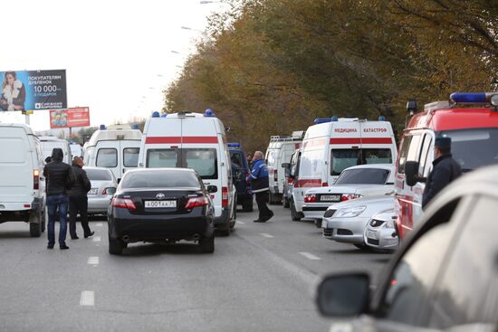 Passenger bus explosion in Volgograd