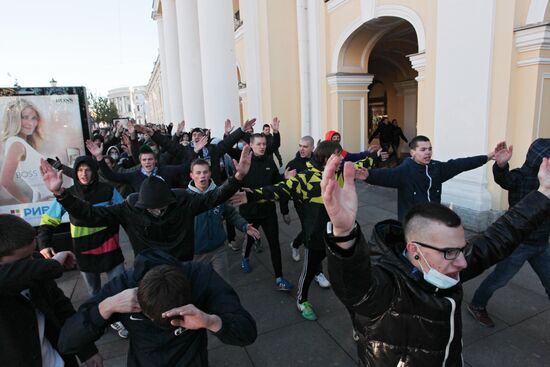 Actions of nationalists in St.Petersburg