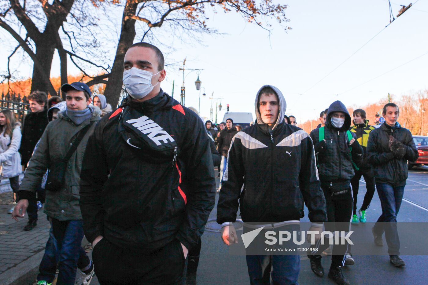 Actions of nationalists in St.Petersburg
