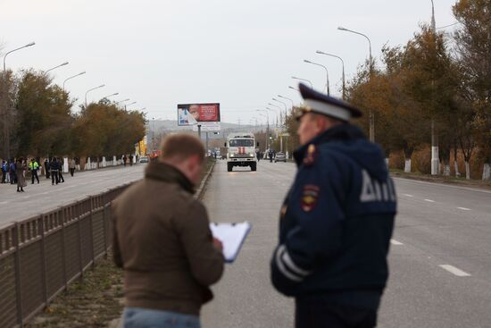 Explosion on a passenger bus in Volgograd