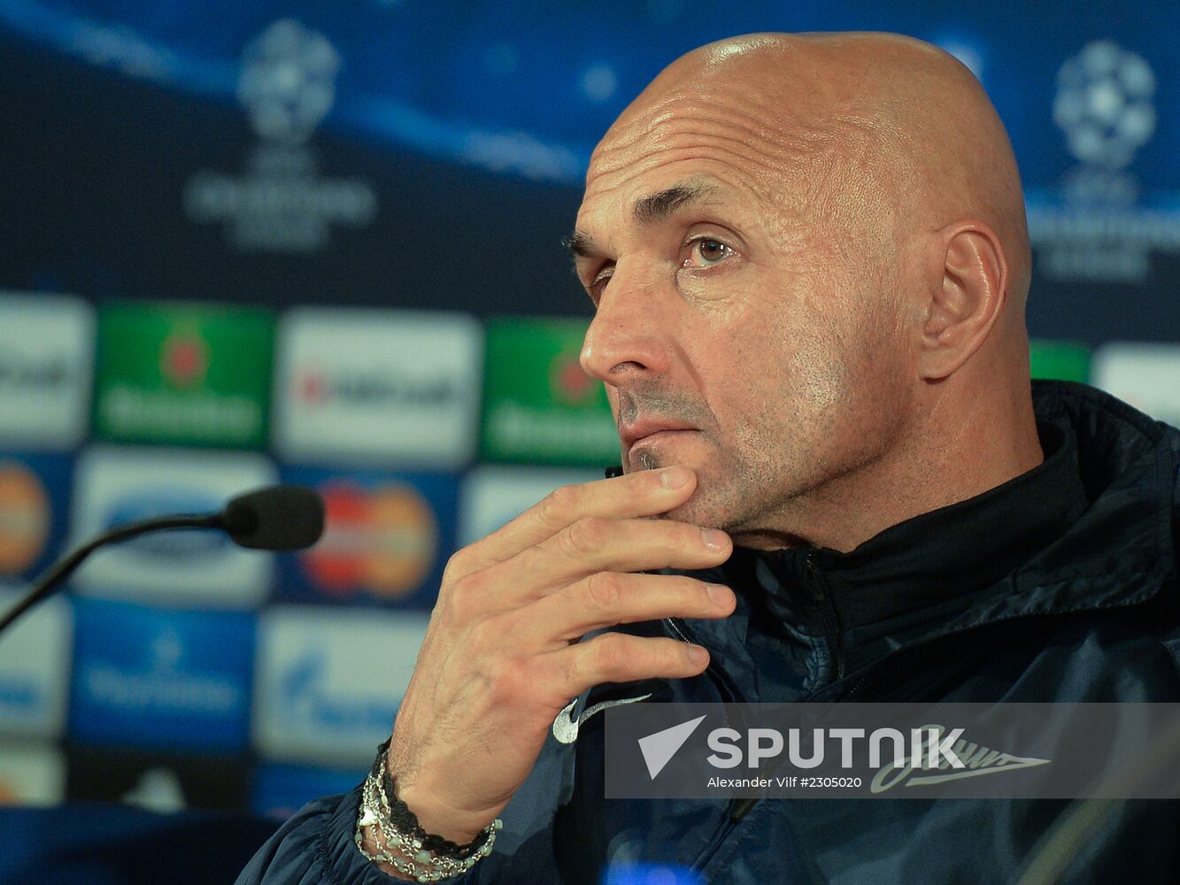 News conference of Zenit head coach Luciano Spalletti