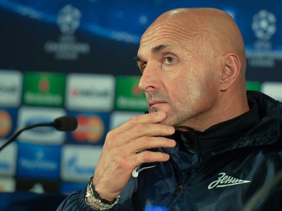 News conference of Zenit head coach Luciano Spalletti