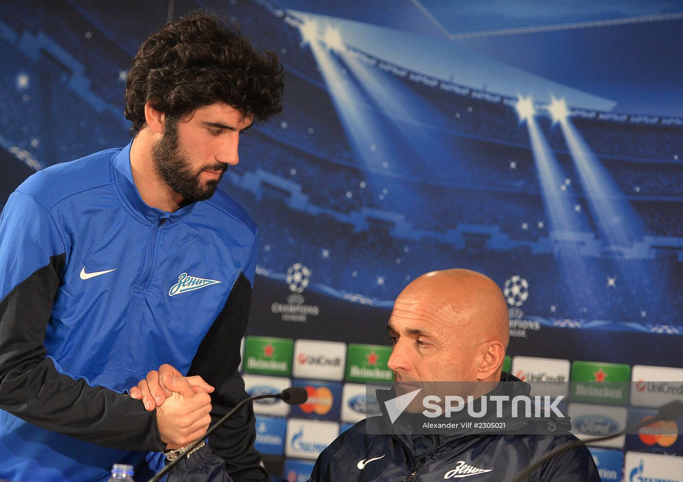 News conference of Zenit head coach Luciano Spalletti