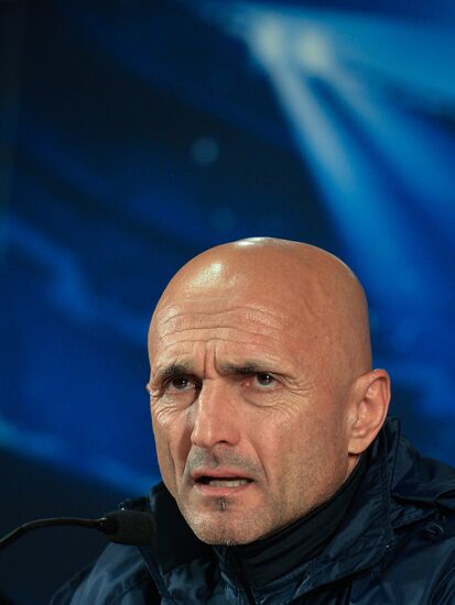 News conference of Zenit head coach Luciano Spalletti