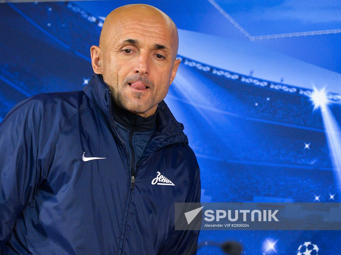 News conference of Zenit head coach Luciano Spalletti