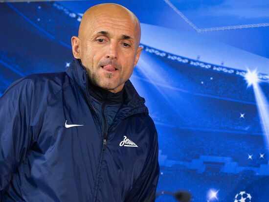 News conference of Zenit head coach Luciano Spalletti