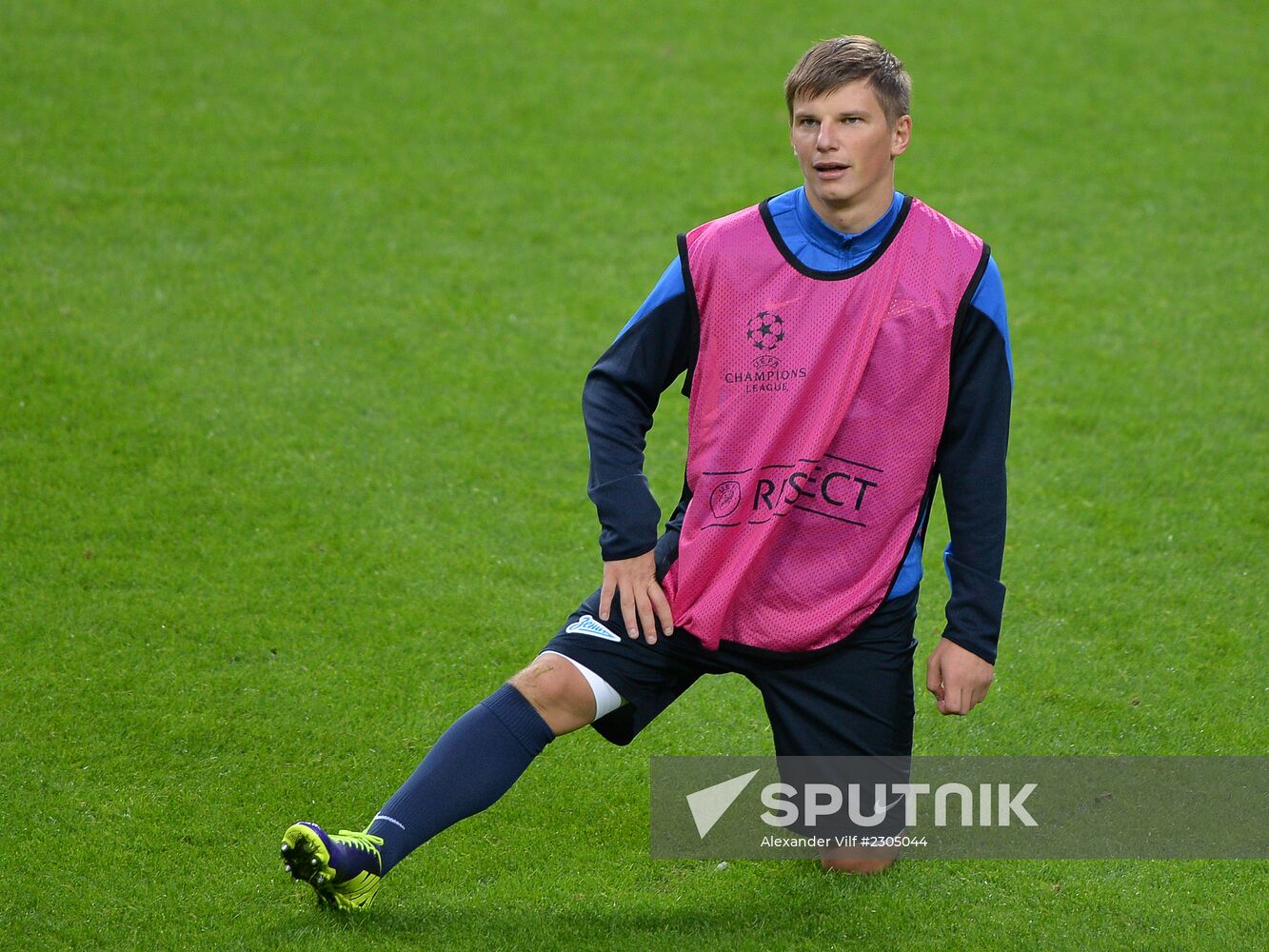 FC Zenit training before match vs. FC Porto