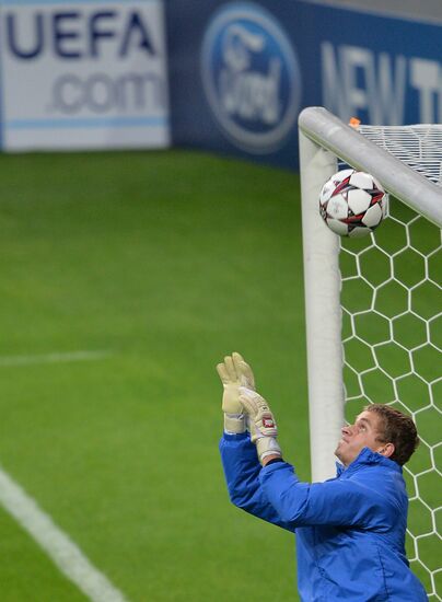 FC Zenit training before match vs. FC Porto