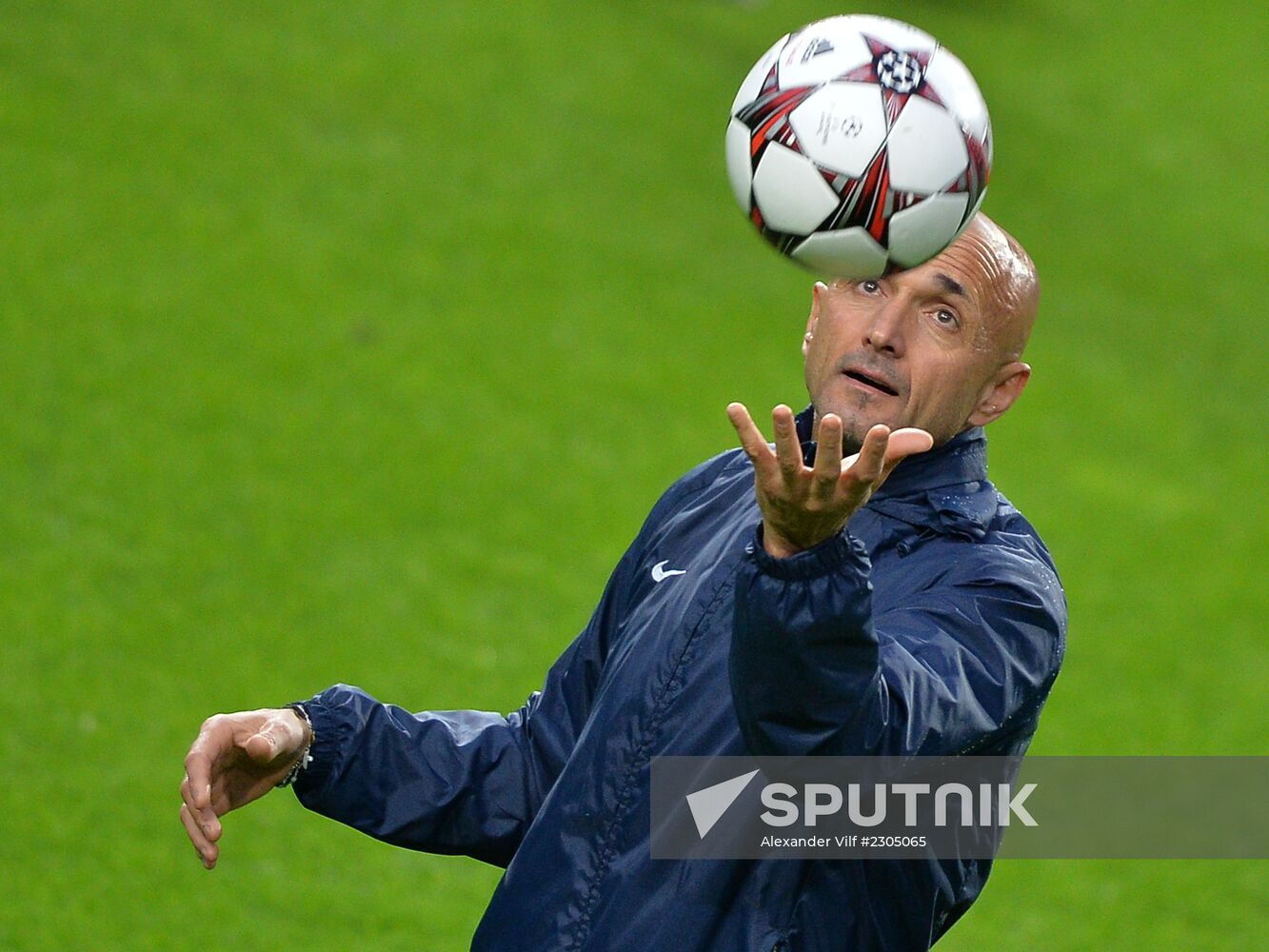 FC Zenit training before match vs. FC Porto