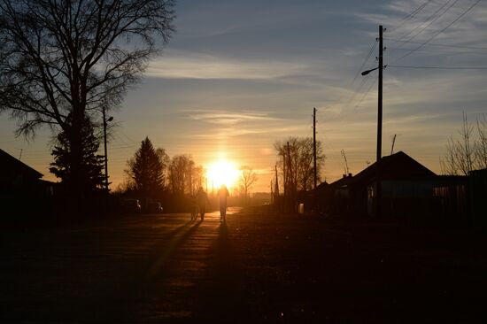Living in Novosibirsk Region villages
