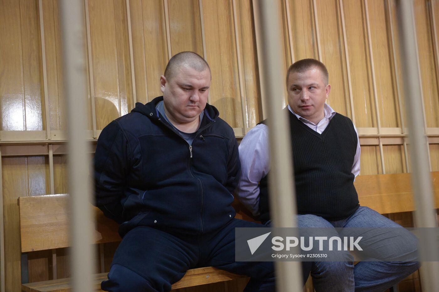 Sentencing of former police officers Yuri Lunkov and Vladimir Cherezov