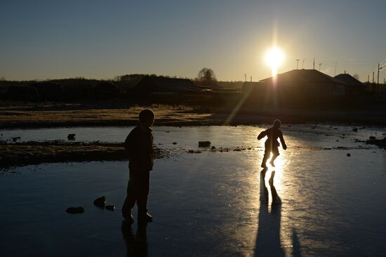 Living in Novosibirsk Region villages
