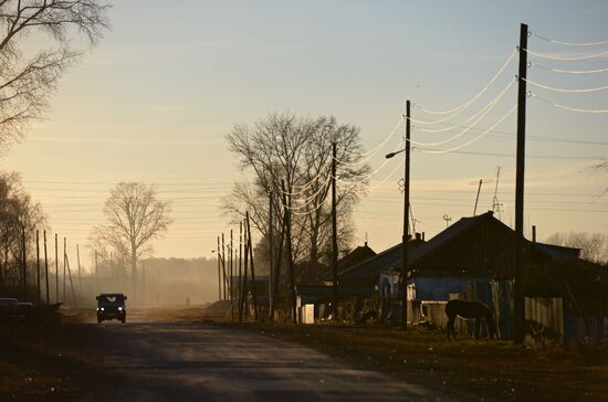 Living in Novosibirsk Region villages