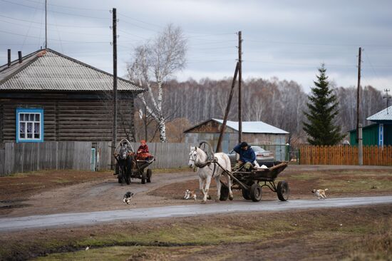 Living in Novosibirsk Region villages