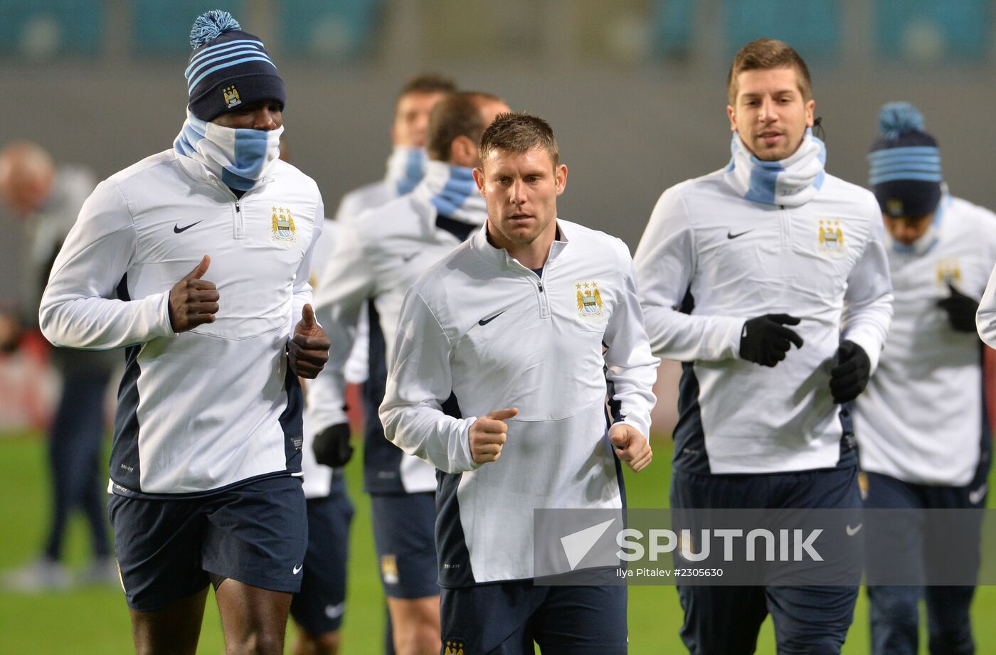 FC Manchester City holds training session