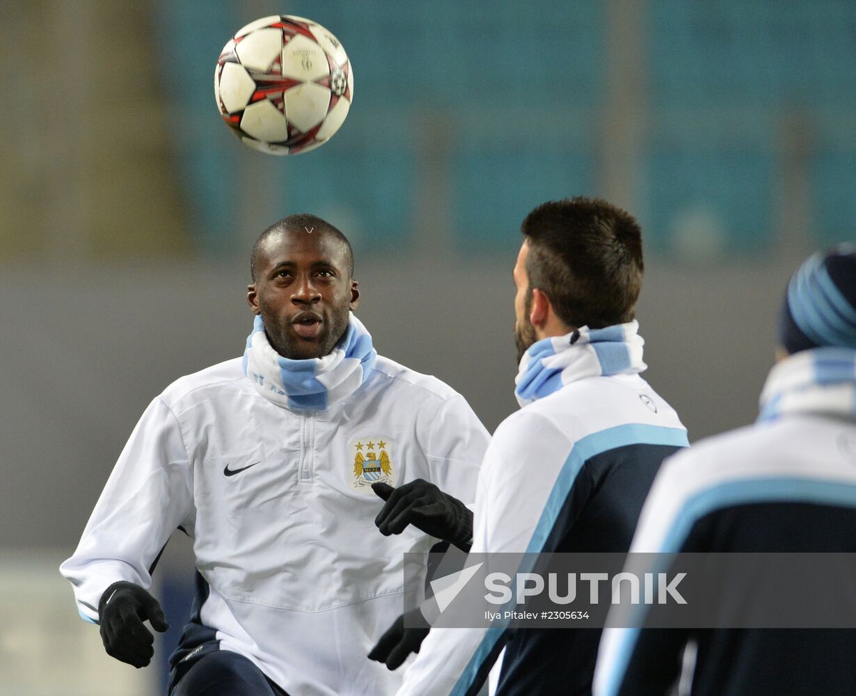 FC Manchester City holds training session