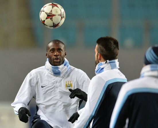 FC Manchester City holds training session