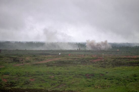 Exlosion at Pskov Region firing range