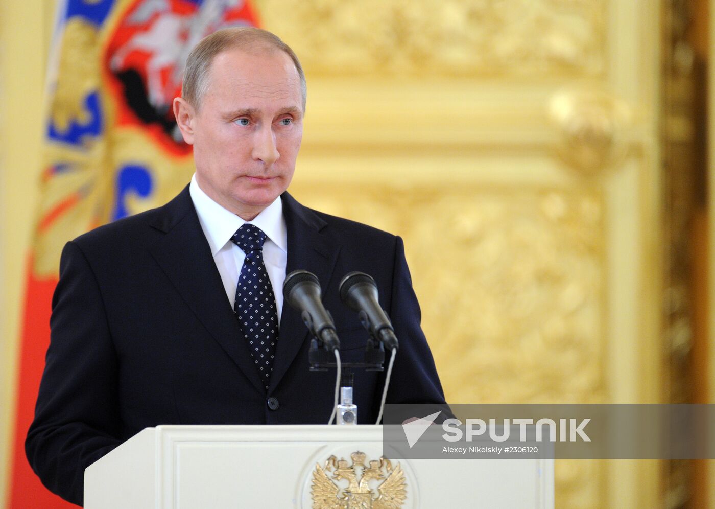 Ceremony of presenting credentials to Russian President Vladimir Putin at the Grand Kremlin Palace