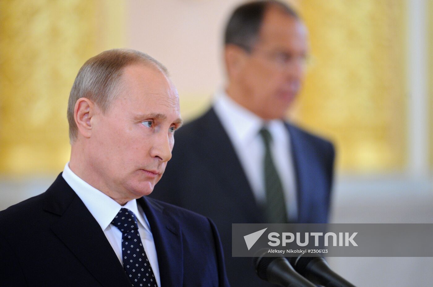 Ceremony of presenting credentials to Russian President Vladimir Putin at the Grand Kremlin Palace