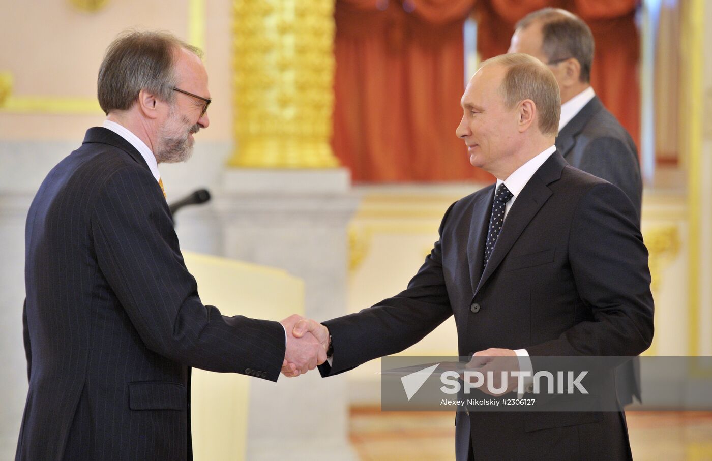 Ceremony of presenting credentials to Russian President Vladimir Putin at the Grand Kremlin Palace