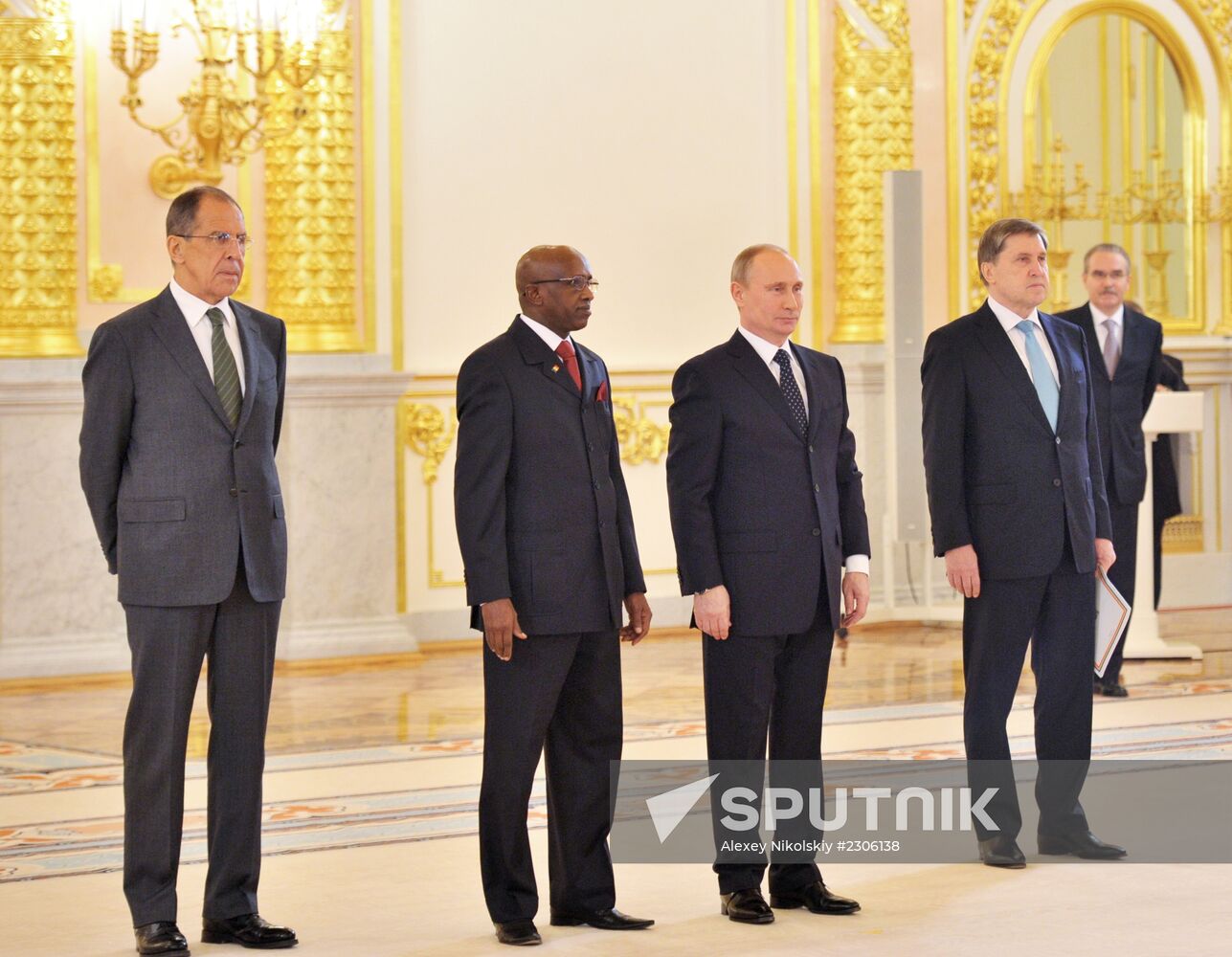 Ceremony of presenting credentials to Russian President Vladimir Putin at the Grand Kremlin Palace