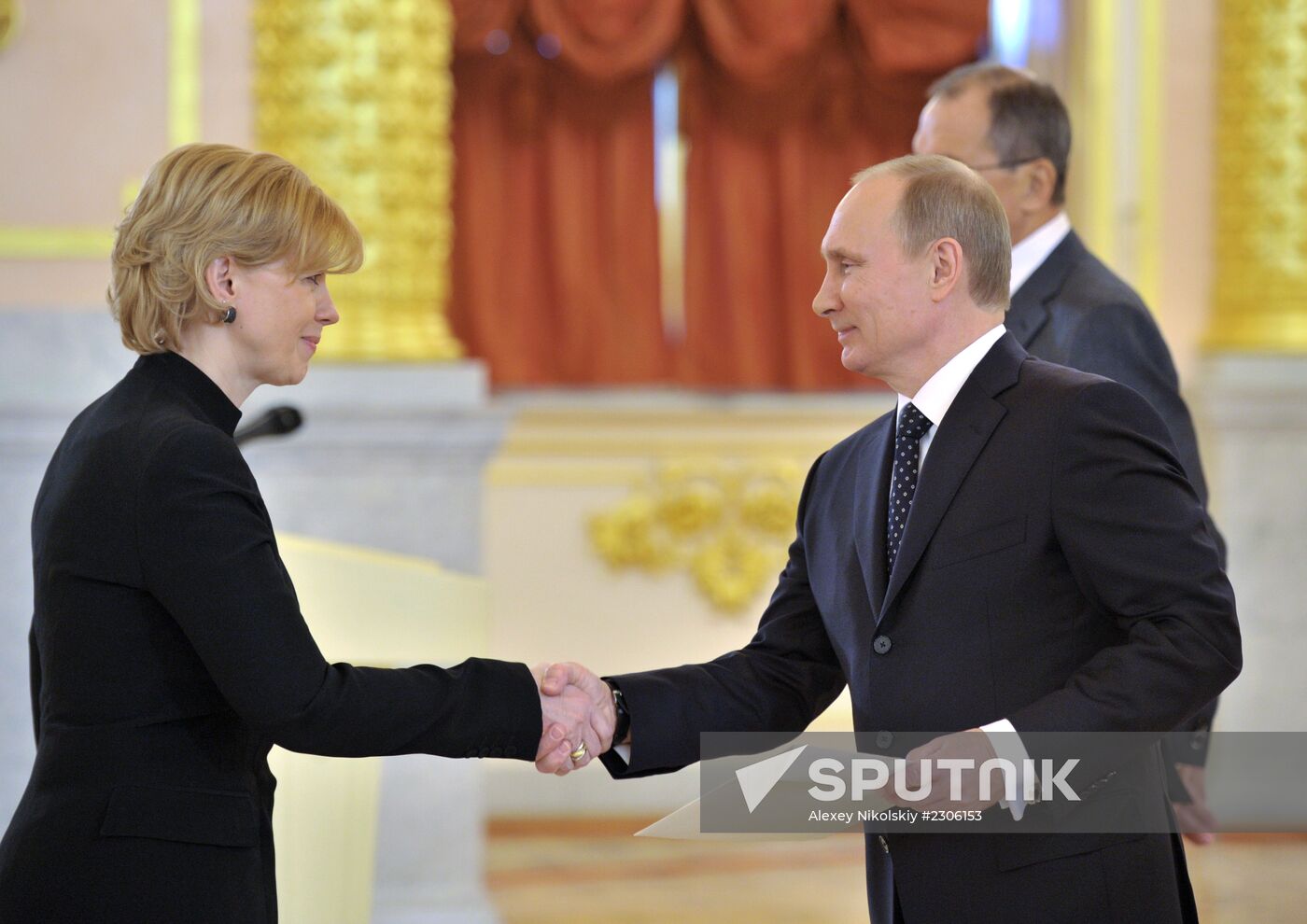 Ceremony of presenting credentials to Russian President Vladimir Putin at the Grand Kremlin Palace