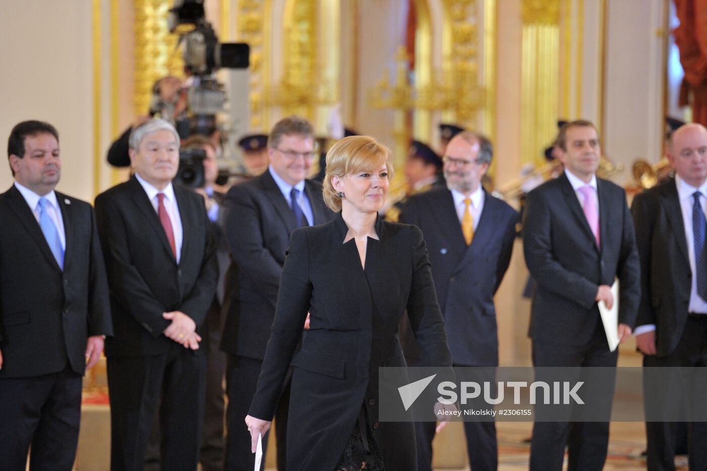 Ceremony of presenting credentials to Russian President Vladimir Putin at the Grand Kremlin Palace