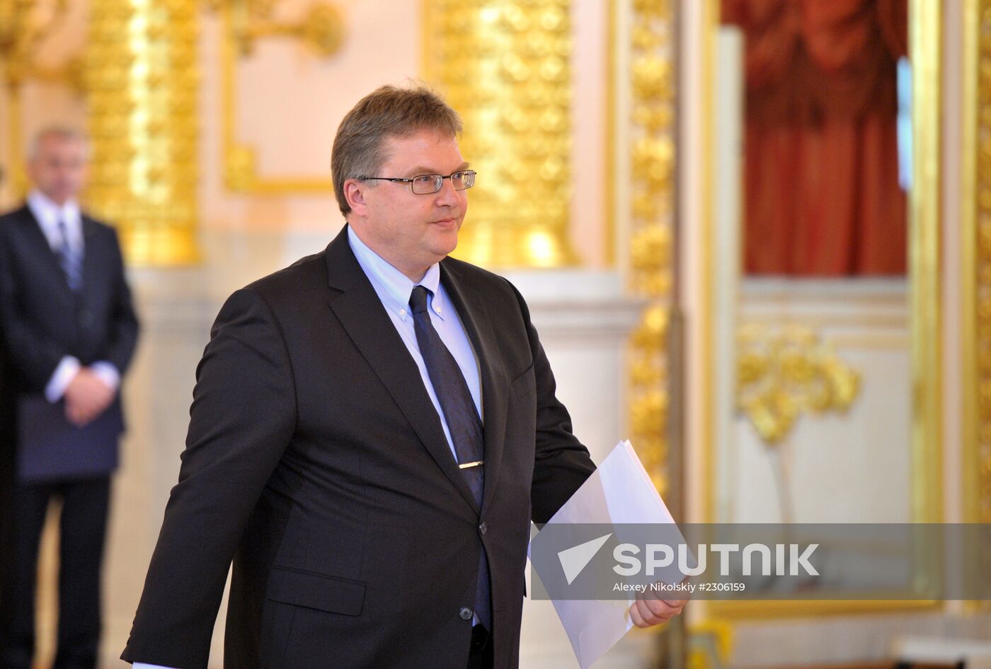 Ceremony of presenting credentials to Russian President Vladimir Putin at the Grand Kremlin Palace